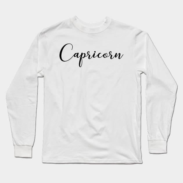 Capricorn Long Sleeve T-Shirt by Sloop